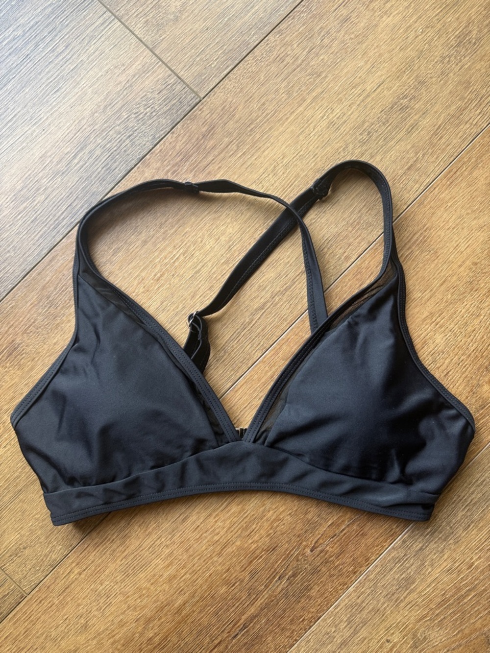 Black Triangle Bralette - Classic Women's Intimates. Size M